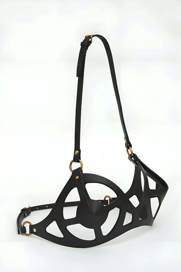 Deri Fantazi Sütyen, Göğüs Harness - Brf1155