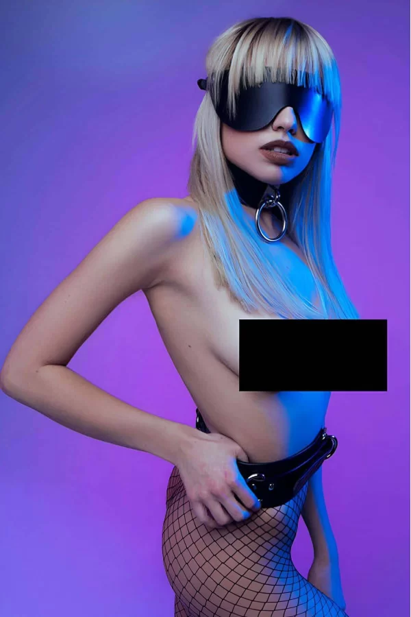 Deri Gözlük Maske - Brf324