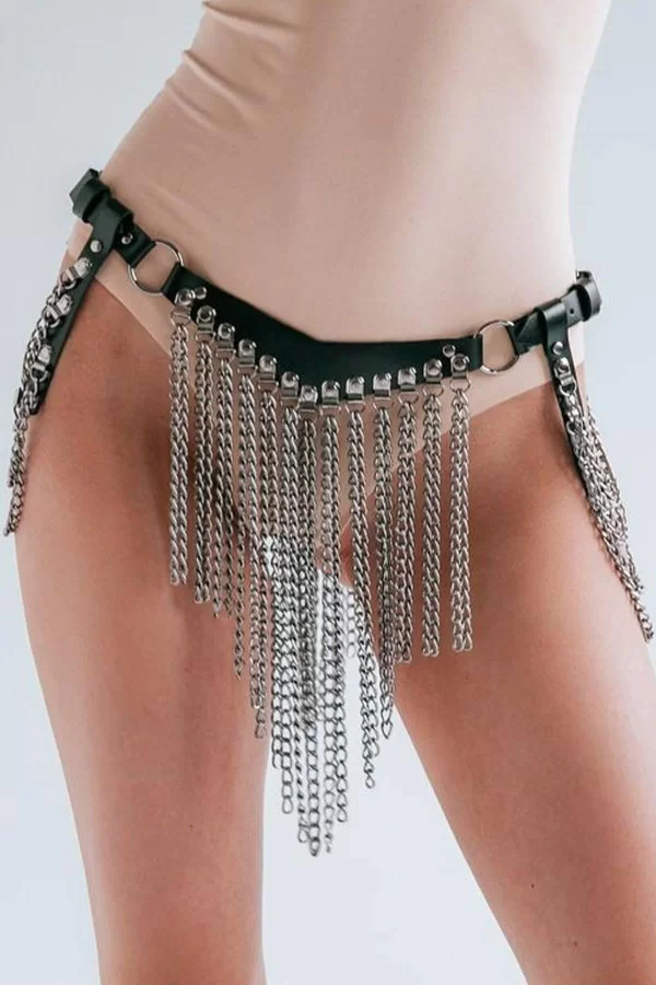 Deri Harness Fantezi Külot 81021