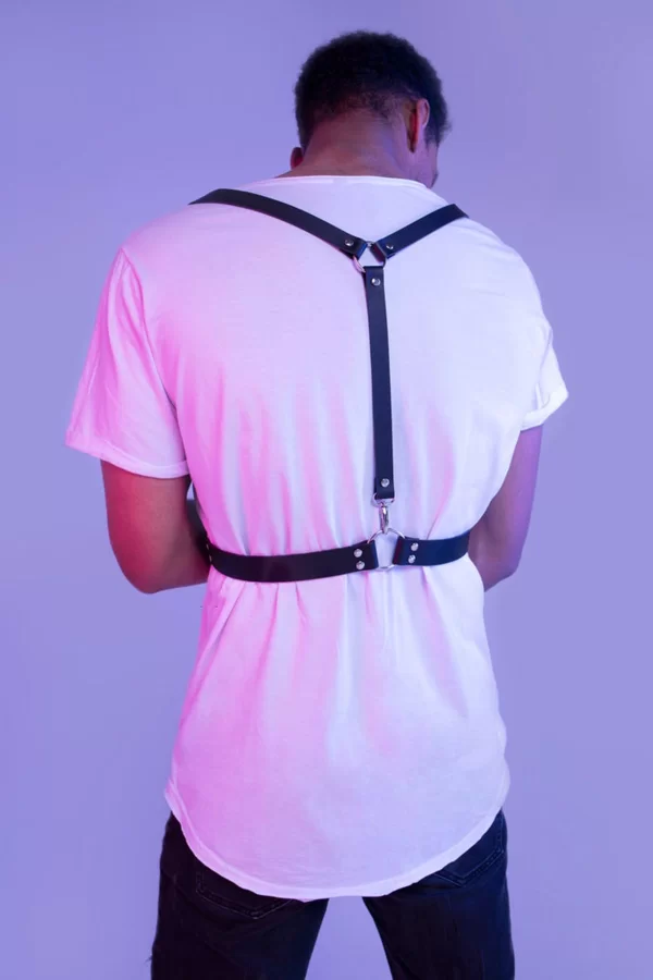 Deri Sade Erkek  Harness Askı 1162