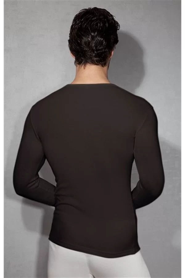 Doreanse Erkek  Yuvarlak Yaka Uzun Kol T Shirt 2965