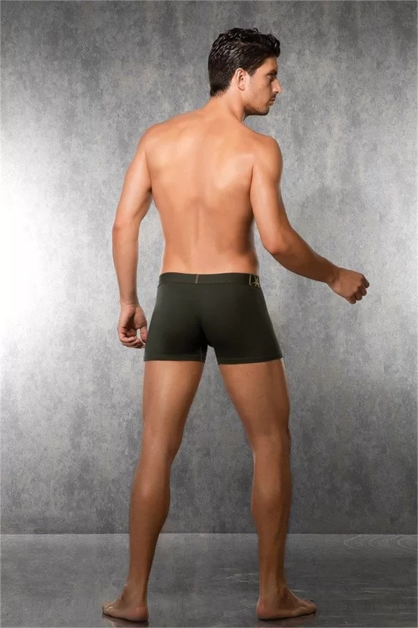 Doreanse Koyu Yeşil Boxer Erkek  Yazılı 1766