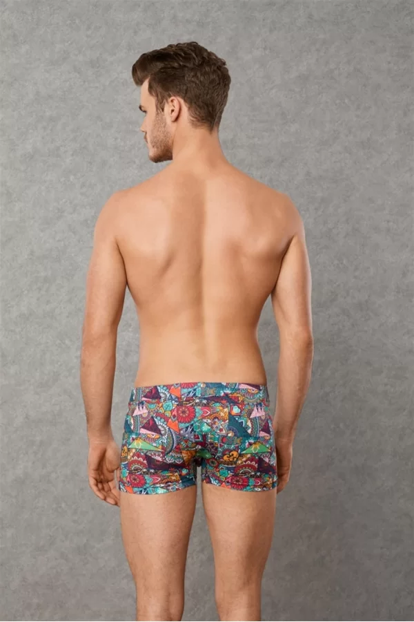 Doreanse Patchwork, Desenli Erkek  Boxer 1807