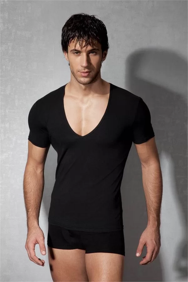 Doreanse  Yırtık Yaka Erkek  T-shirt 2820