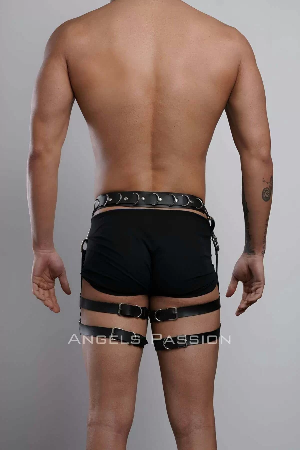 Erkek  Bacak Harness, Bacak Pantolon Kemeri, Erkek  Kısa Jartiyer - Brfm94