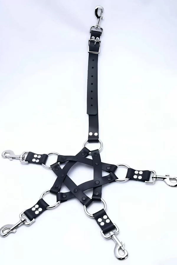 Erkek  Fantazi Deri Harness Takım - Brfm86