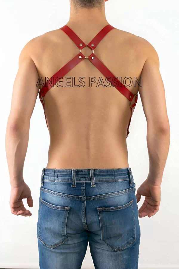 Erkek  Fantazi Giyim, Deri Erkek  Harness - Brfm4