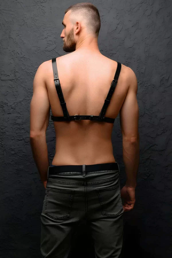 Erkek  Göğüs Üzeri Deri Harness - Brfm104
