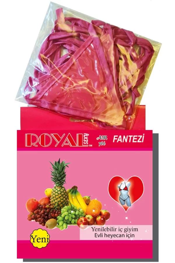 Fantezi Tüketilebilen Yenilebilir Tropikal Aromalı İç Çamaşırı Takımı