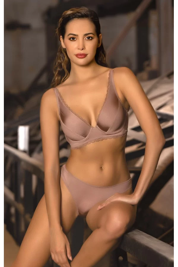 Giorgia  Wire Bra, Vizon Konforlu Ve Şık Sütyen