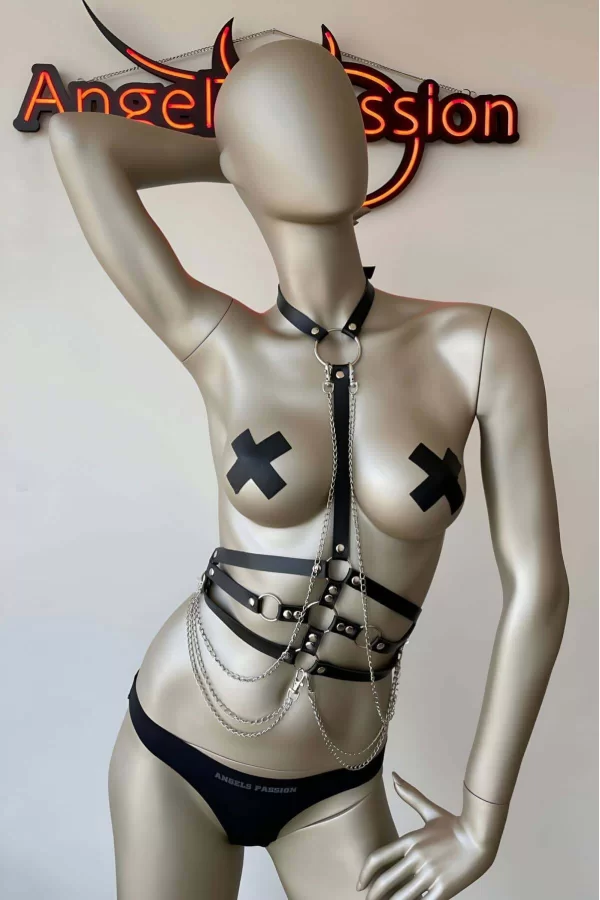 Göbeği Saran Fantazi Korse Harness - Brf10