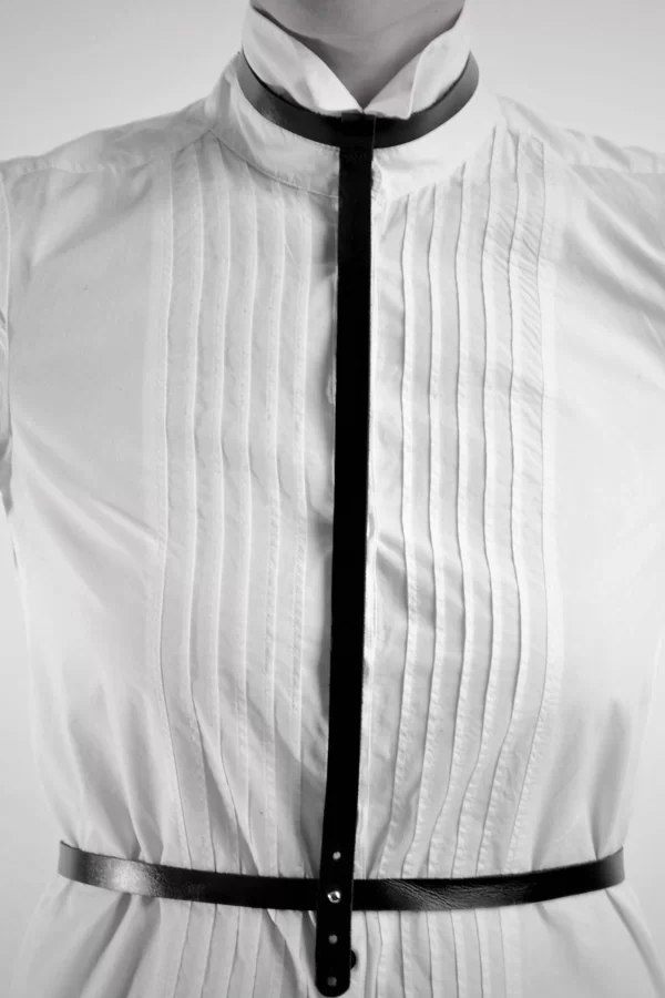 Günlük Sade Deri Harness 1113