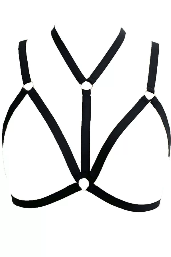 İç Giyim Seksi Aksesuar Beyaz Harness - Brf93