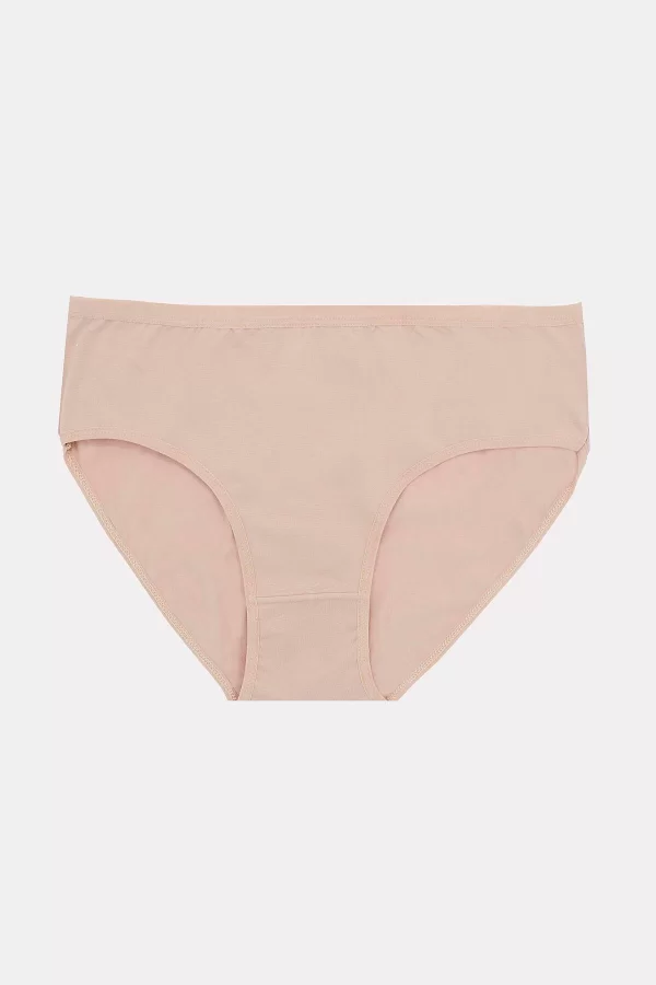 Luz&Pos Arias Closet Büyük Beden Pamuklu Siyah Beyaz Ten Rengi 3lü Külot