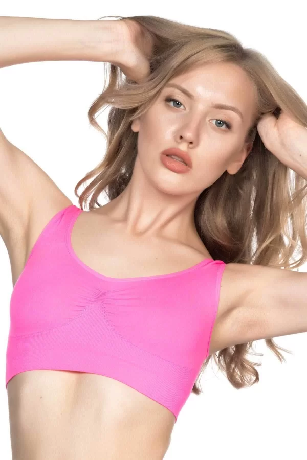 Neon Fuşya Mı Emay 4005 Soft Kalın Askı Büstiyer