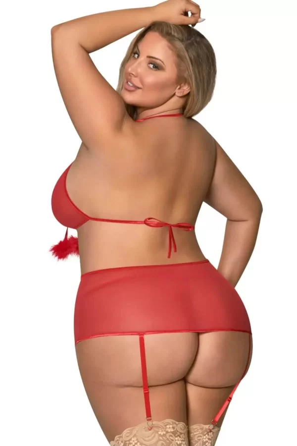 Önü Açık Zincirli Fantezi Babydoll 51202