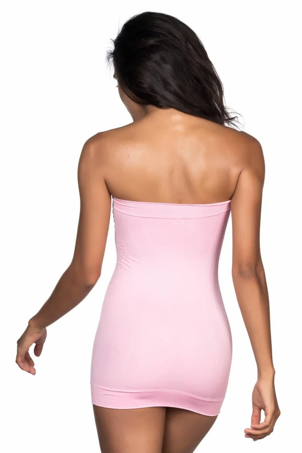 Pembe Mı Emay 5005 Soft Desenli Straplez Atlet