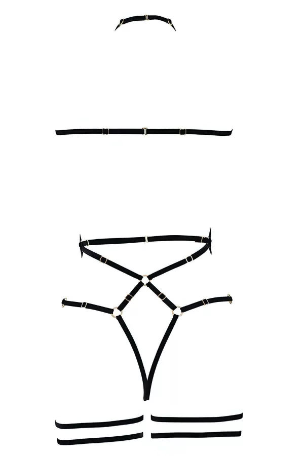 Seksi Lastik Vücut Takısı - Brf341
