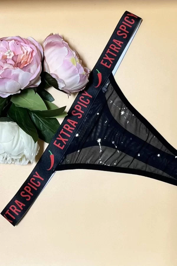 Sexi Yazılı String Külot  81901