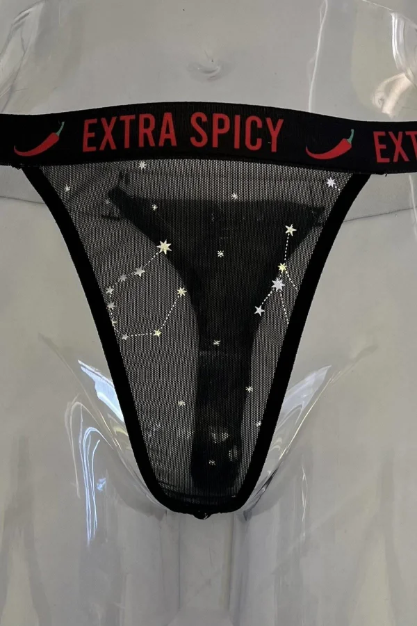 Sexi Yazılı String Külot  81901