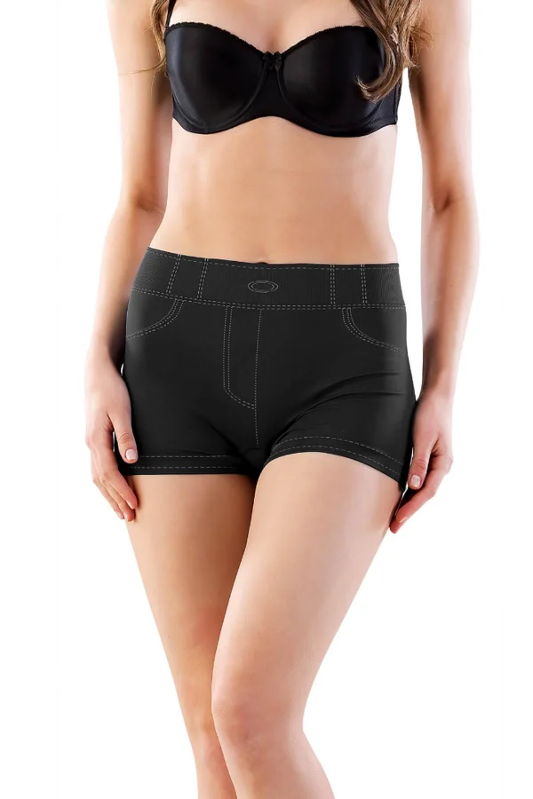 Siyah Mı Emay 3802 Soft Kot Boxer