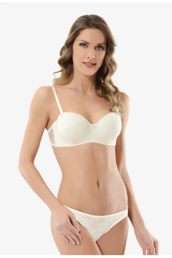 Straplez Desteksiz Sütyen Takım 4503