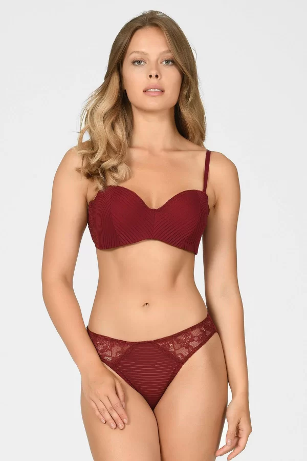 Straplez Sütyen Takım 4691