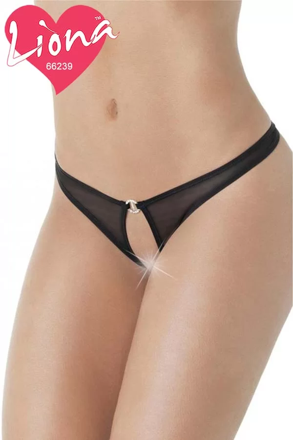 Taşlı Büyük Beden Seksi Külot
