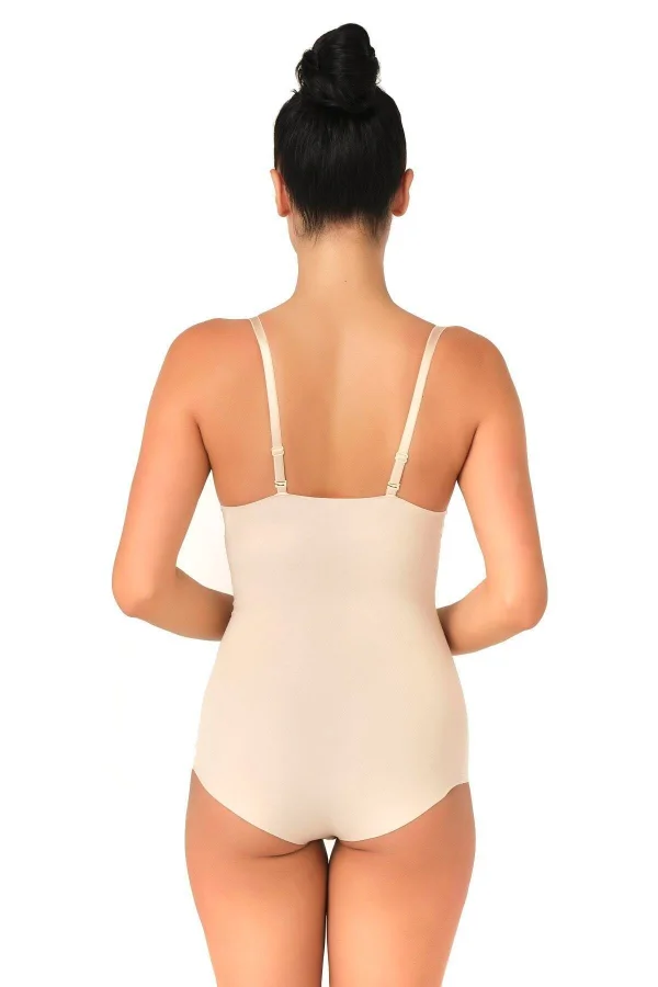Ten Mı Emay 2723 Lazer Kesim Göğsü Açık Slip Korse