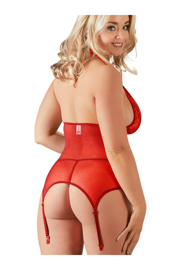 Tül Jartiyerli Bayan Seksi Gecelik
