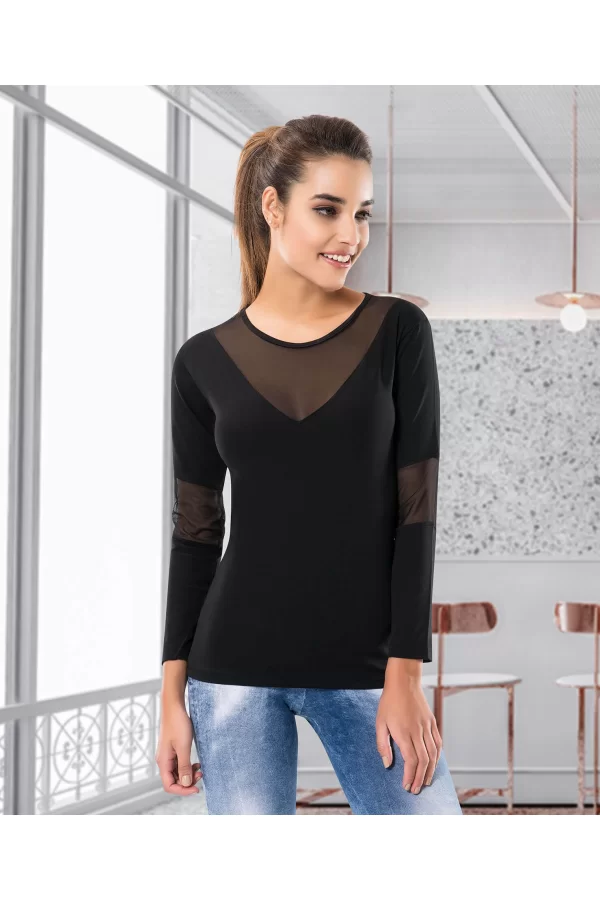 Uzun Kol Kadın Body 124