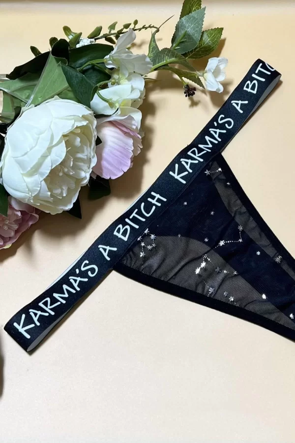 Yazılı String Külot Sexi 81900