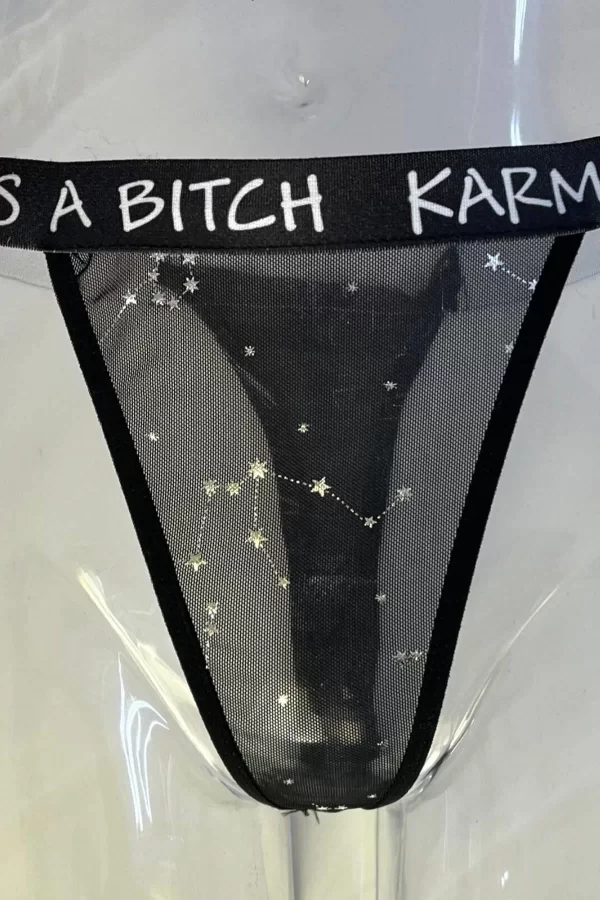 Yazılı String Külot Sexi 81900