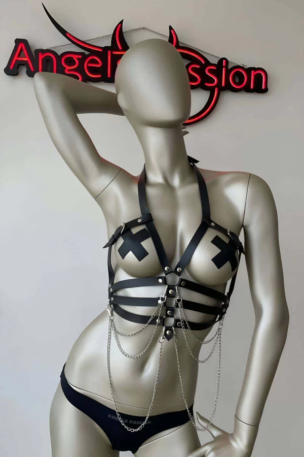 Yeni İç Giyim Deri Fantazi Modeller, Seksi Deri İç Giyim - Brf9