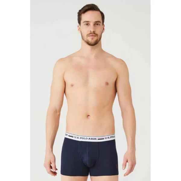 Bel Lastiği Baskılı Kısa Paça 3lü Boxer 80431