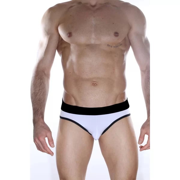 Beyaz Jockstrap