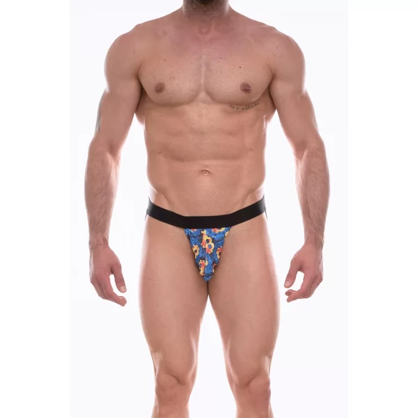 Erkek Desenli Jockstrap Çamaşır