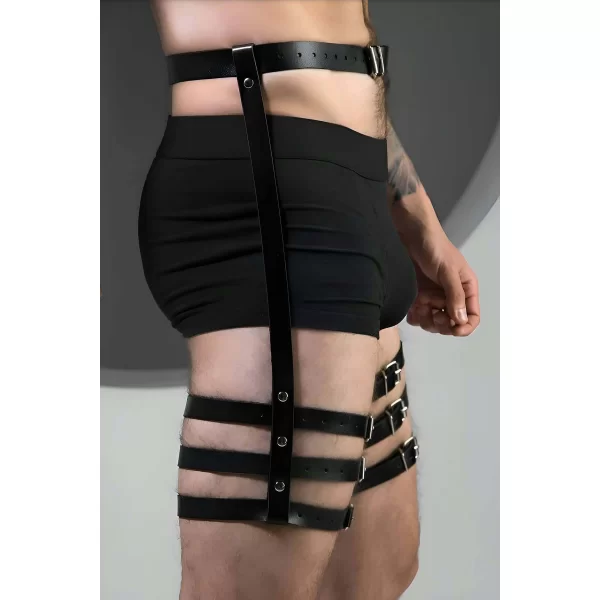 Erkek Jartiyer Harness, Seksi Erkek Fantezi Giyim - Brfm170