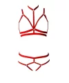 3 Parça Seksi Harness Sütyen Takım - Brf144