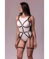 Bayan İç Giyim, Seksi Deri Fantezi Body Harness İç Giyim, Seksi Deri Giyim - Brf1235