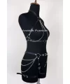 Deri Body Harness, Kadın Deri Fantezi Giyim - Brf1084