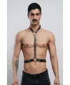 Deri Boyundan Askılı Erkek Harness, Clubwear, Leather Partywear - Brfm124