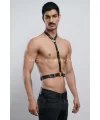 Deri Boyundan Askılı Erkek Harness, Clubwear, Leather Partywear - Brfm124