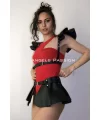 Deri Elbise, Deri Takım Harness Elbise, Dansçı Elbisesi, Seksi Dansçı Kostüm Brf1001