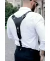 Deri Erkek Sırt Kemer, Erkek Harness, Erkek Gömlek Kemeri - Brfm130