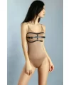 Deri Fantezi Sütyen, Fantazi Göğüs Üzeri Deri Harness - Brf1020