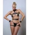 Deri Harness Takım, Deri Fantezi İç Giyim, Deri Clubwear, Dancewear - Brf1099