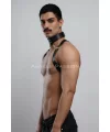 Erkek Choker Ve Göğüs Harness, Erkek Parti Giyim - Brfm35