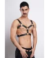 Erkek Deri Göğüs Harness, Erkek Parti Akseuar, Partywear - Brfm78