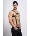 Erkek Göğüs Harness, Erkek Deri Pantolon Askısı, Erkek Clubwear - Brfm23